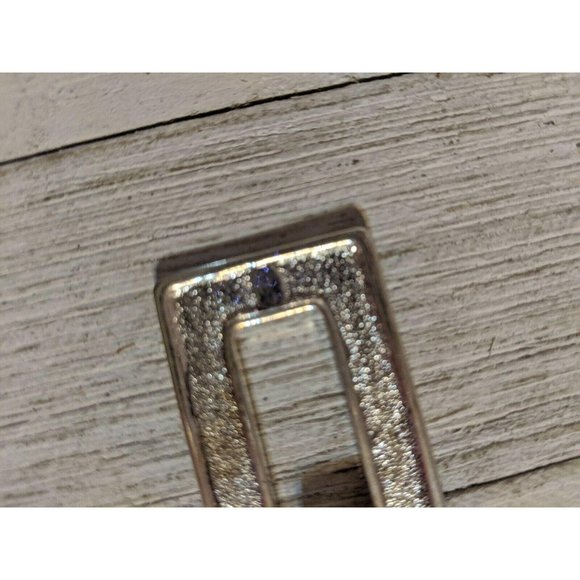 Premier Designs Pendant Necklace Enhancer Silver Tone Animal Print Stone Look - Picture 4 of 4